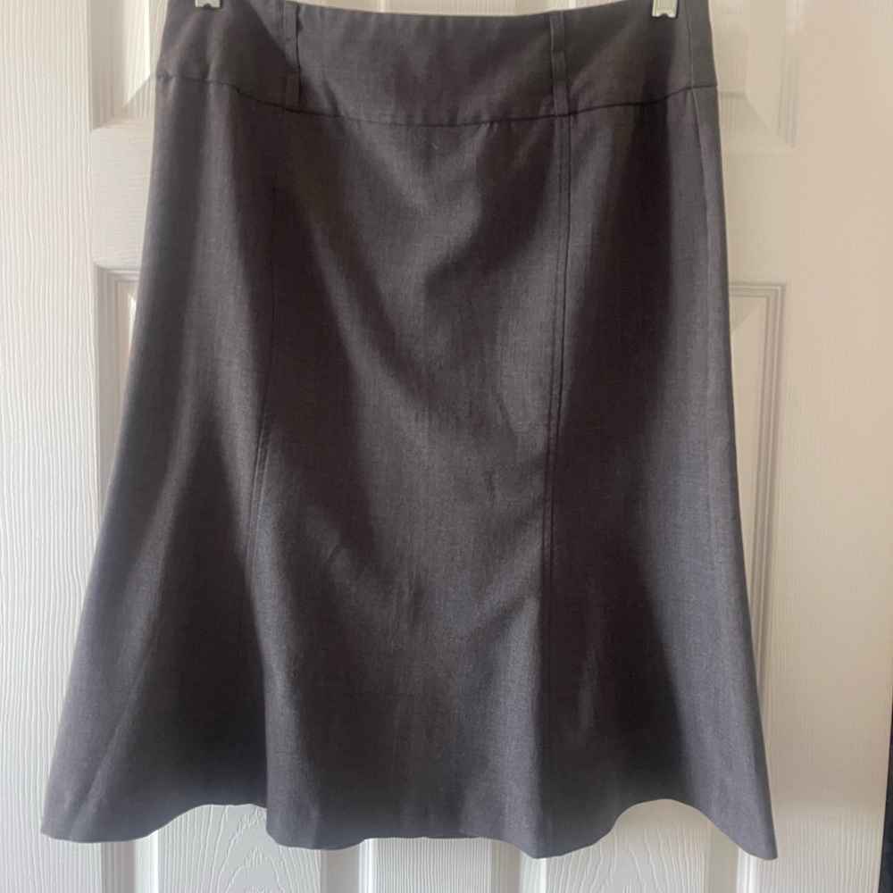 First Option Charcoal A-Line Women's Skirt